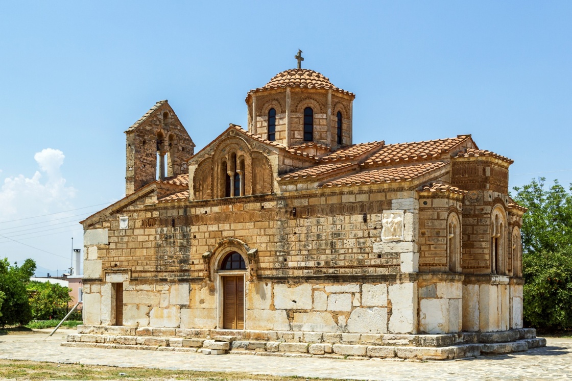 Church of The Koimesis is old Byzantine church near Nafplio city, Greece